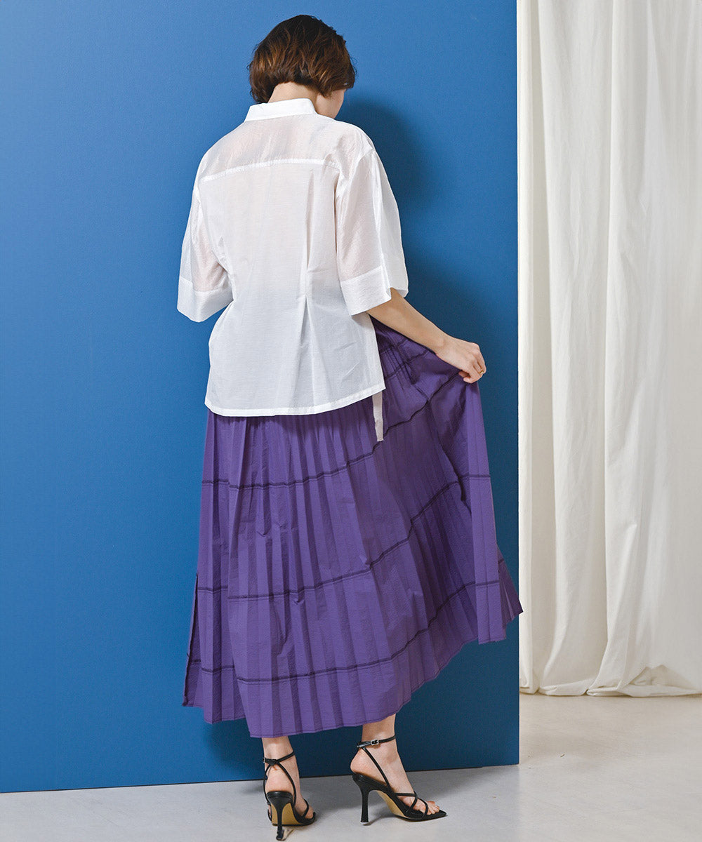 プリーツエアリースカート