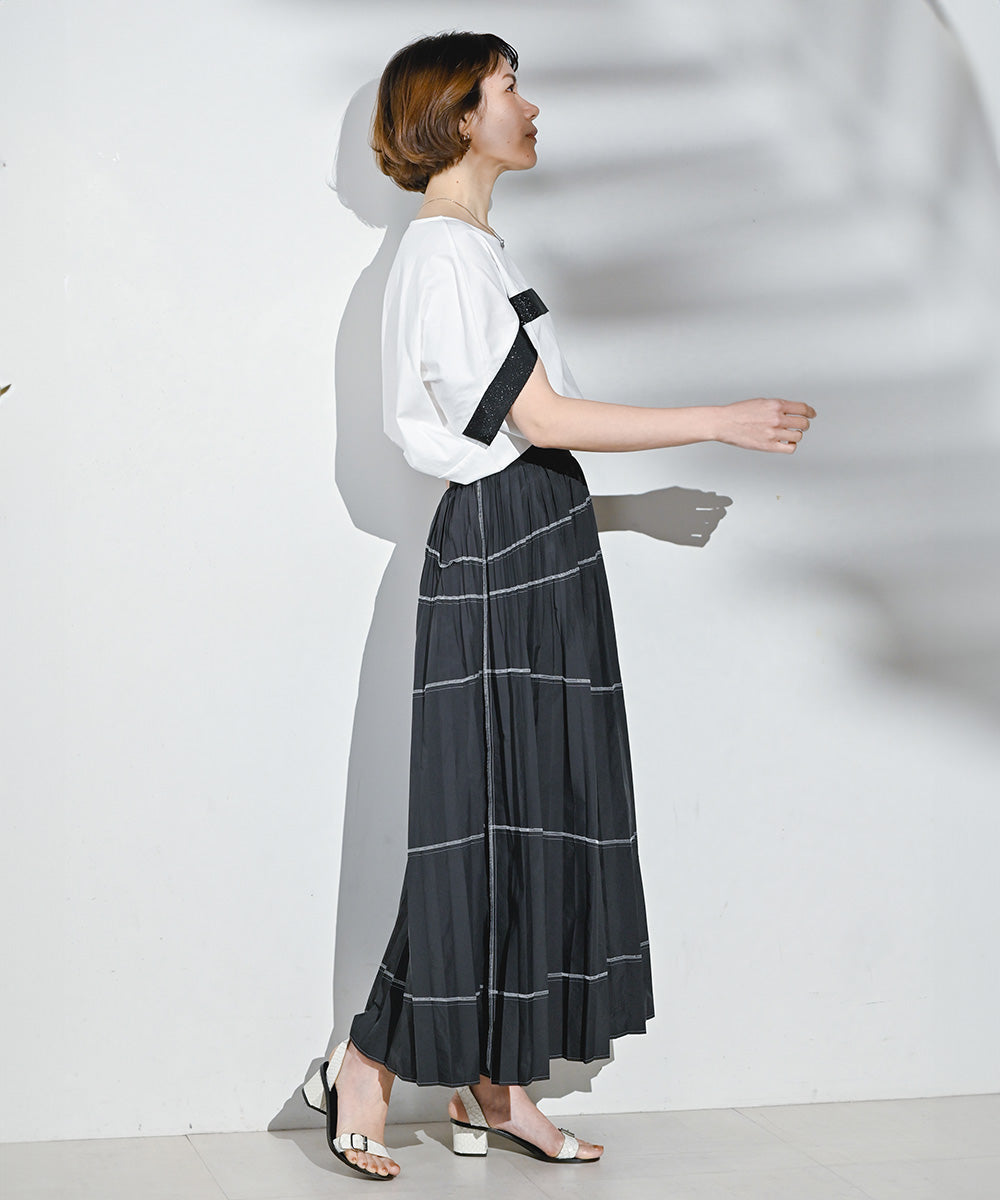 プリーツエアリースカート