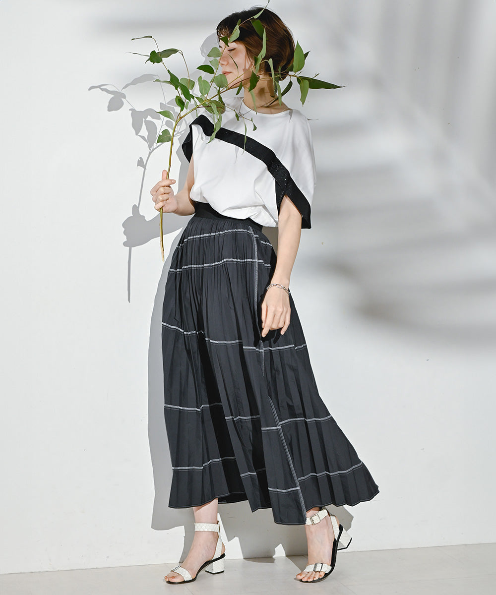 プリーツエアリースカート