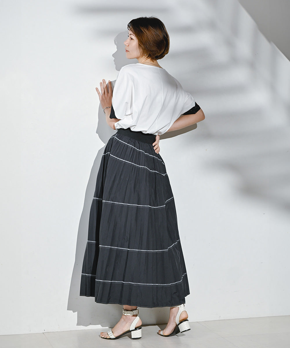 プリーツエアリースカート