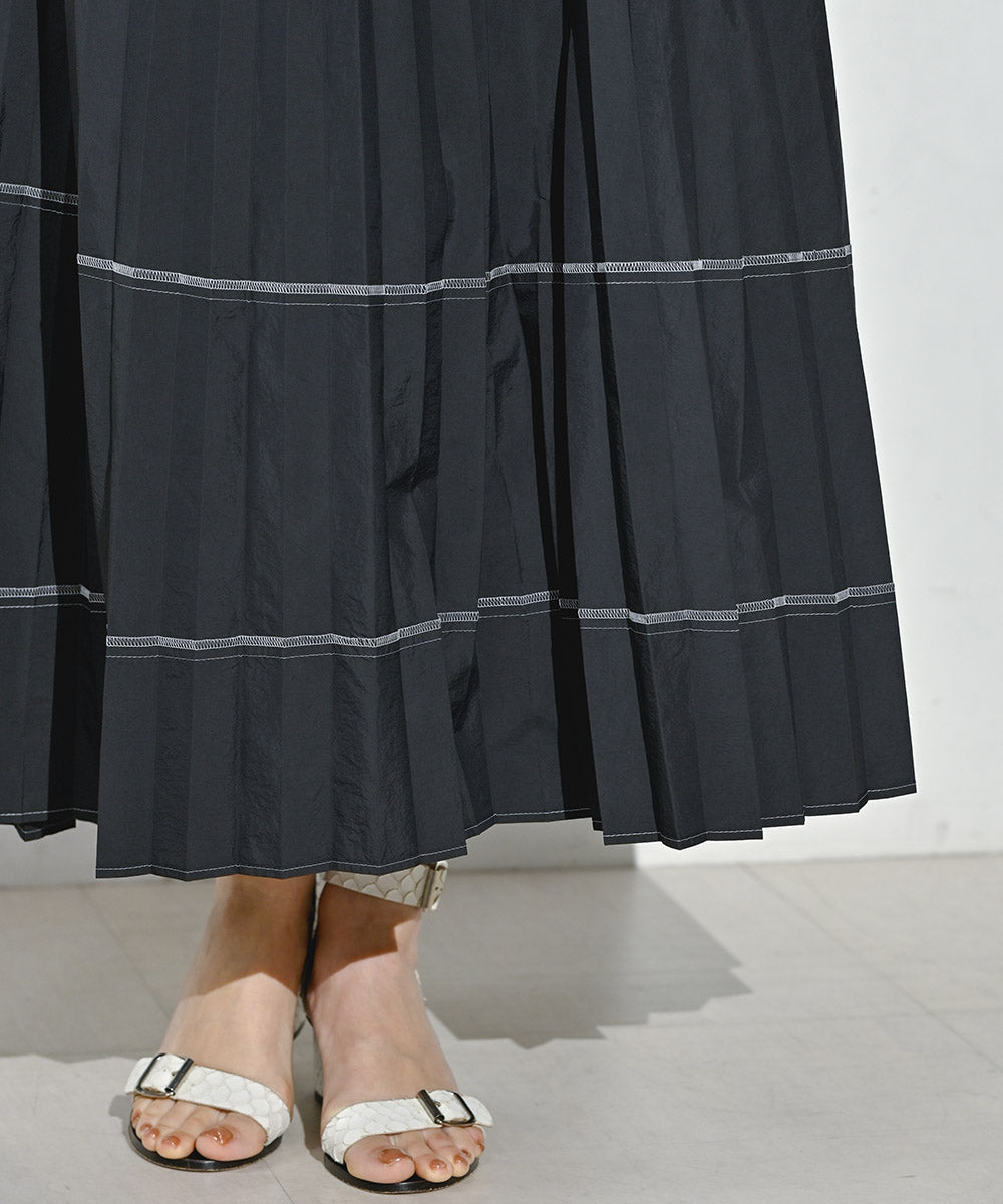 プリーツエアリースカート