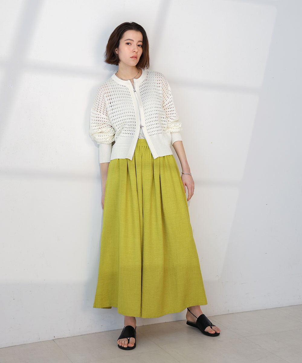 【WEB限定】メッシュニットブルゾン
