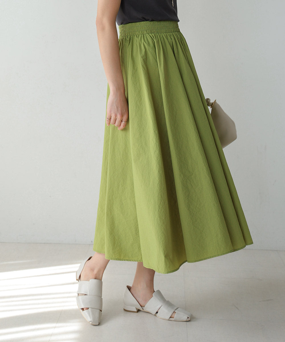 ナイロンギャザースカート