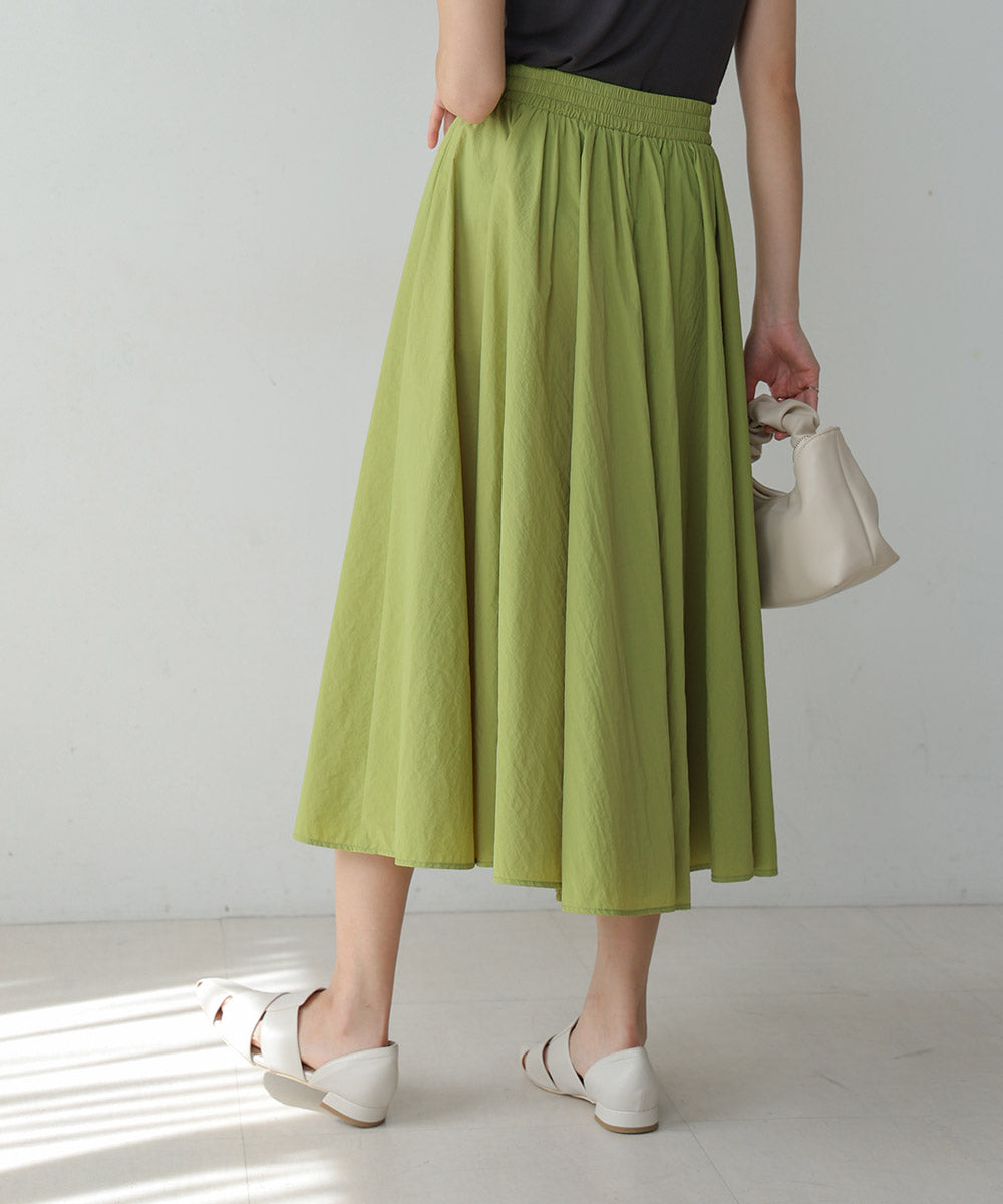 ナイロンギャザースカート