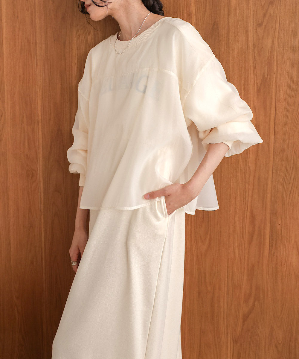 【S・Mサイズ展開】ロゴシアードッキングスウェットワンピース