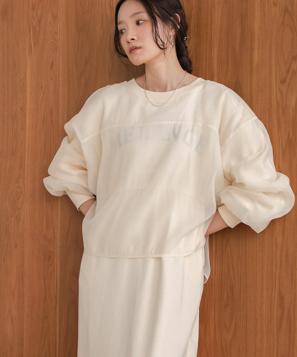 【S・Mサイズ展開】ロゴシアードッキングスウェットワンピース