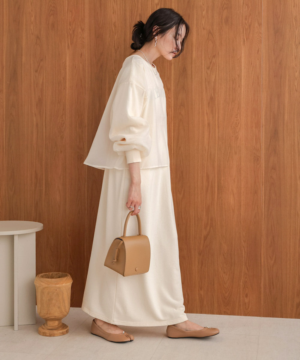 【S・Mサイズ展開】ロゴシアードッキングスウェットワンピース