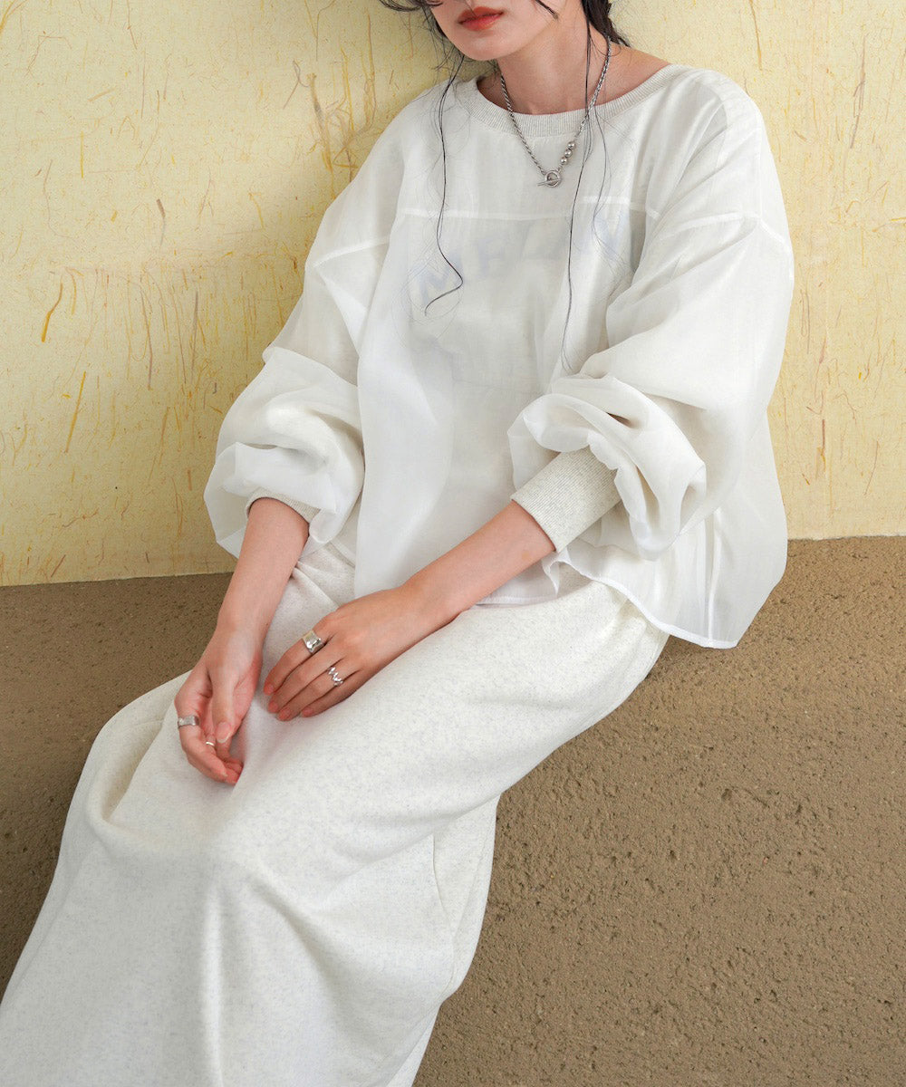 【S・Mサイズ展開】ロゴシアードッキングスウェットワンピース