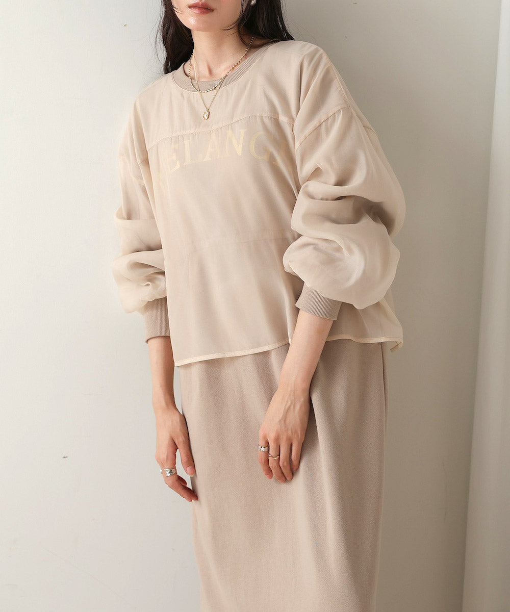 【S・Mサイズ展開】ロゴシアードッキングスウェットワンピース