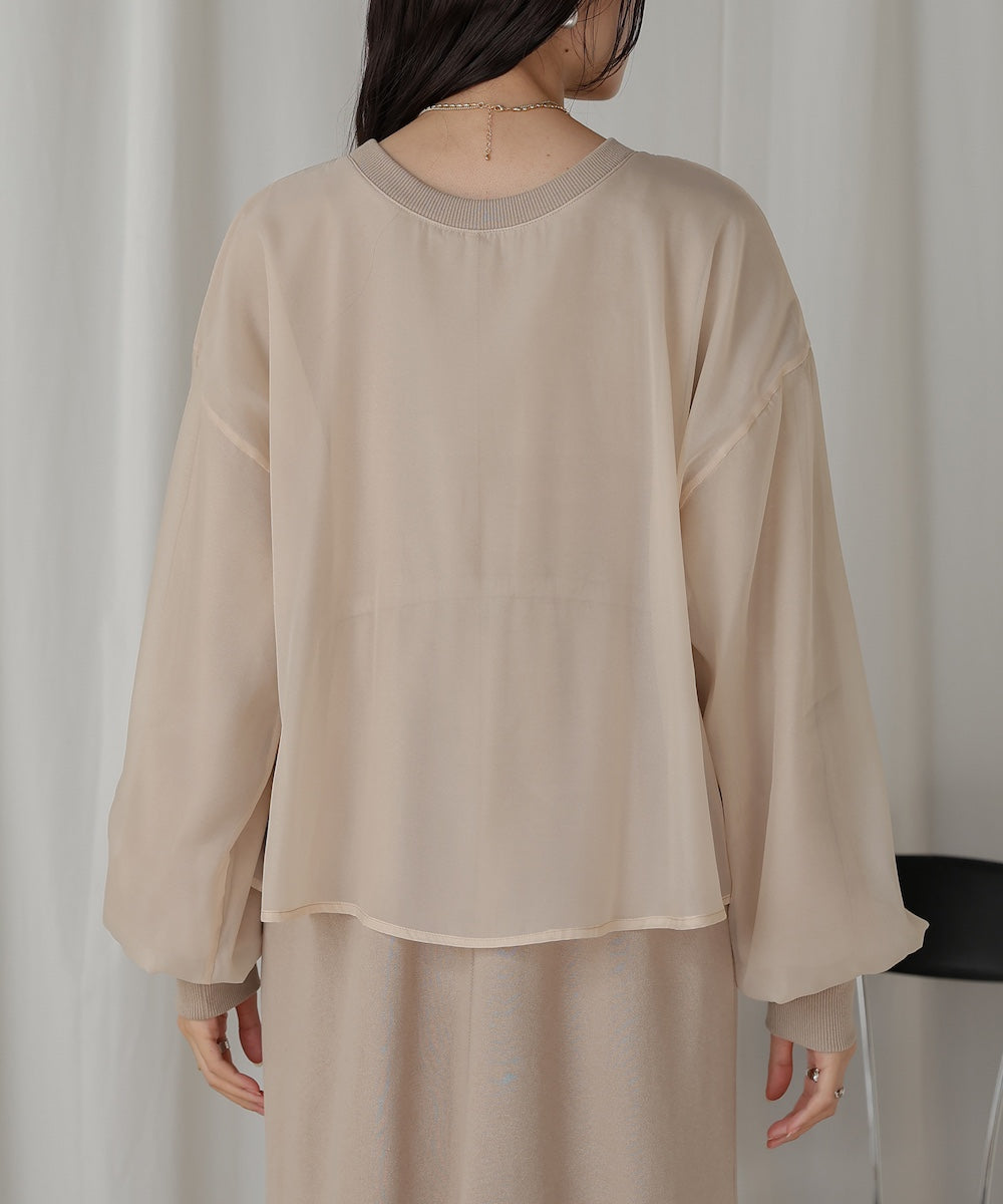 【S・Mサイズ展開】ロゴシアードッキングスウェットワンピース