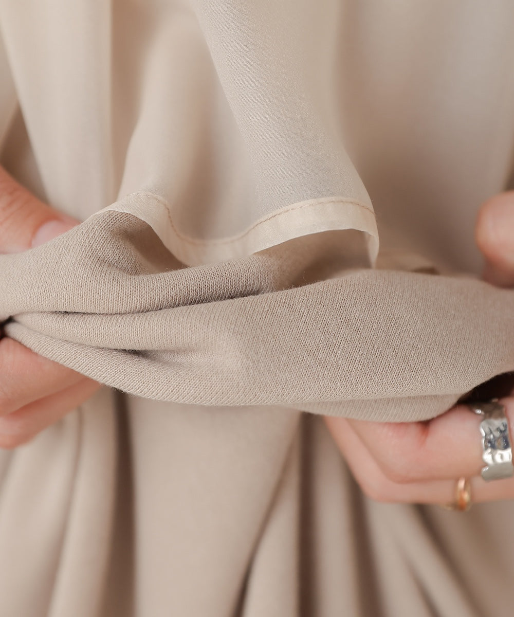 【S・Mサイズ展開】ロゴシアードッキングスウェットワンピース