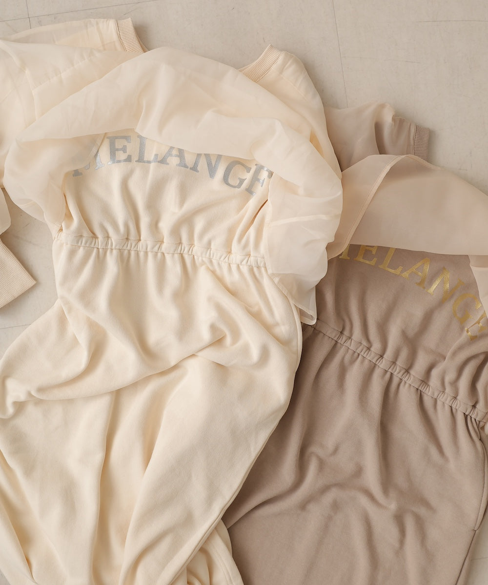 【S・Mサイズ展開】ロゴシアードッキングスウェットワンピース