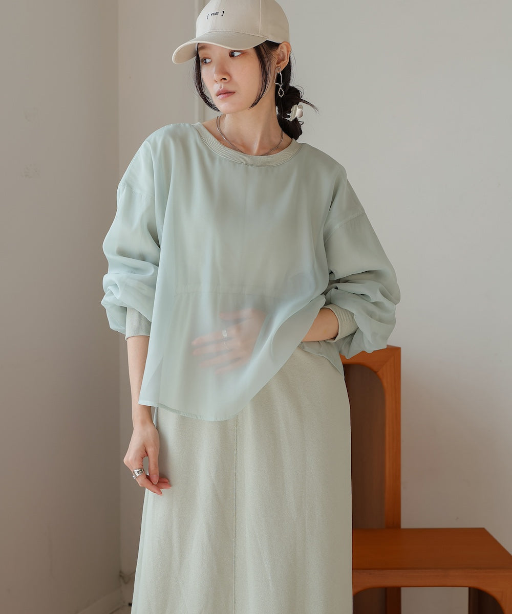 【S・Mサイズ展開】ロゴシアードッキングスウェットワンピース