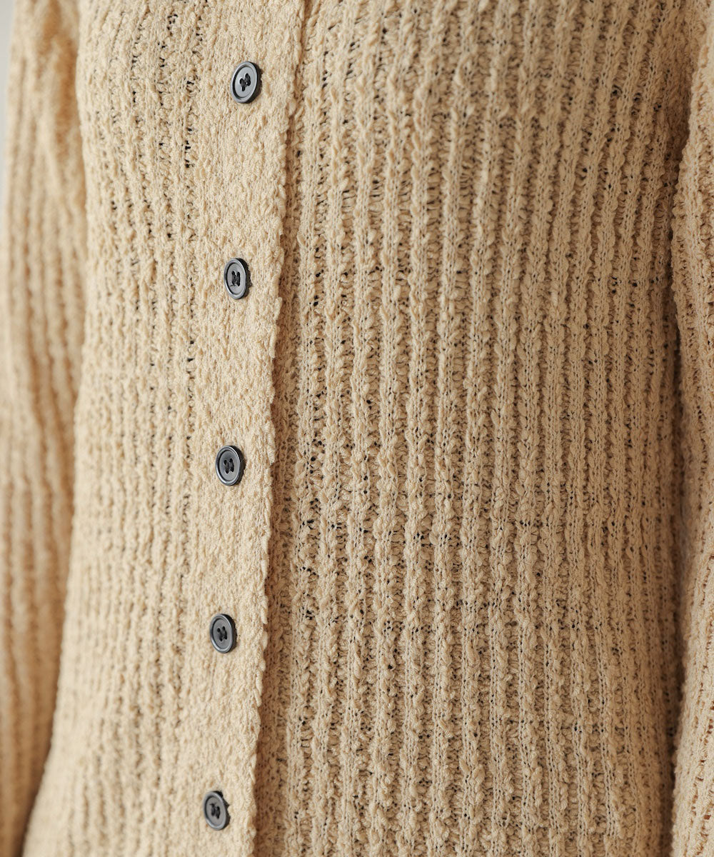 2WAYネックネップニットトップス