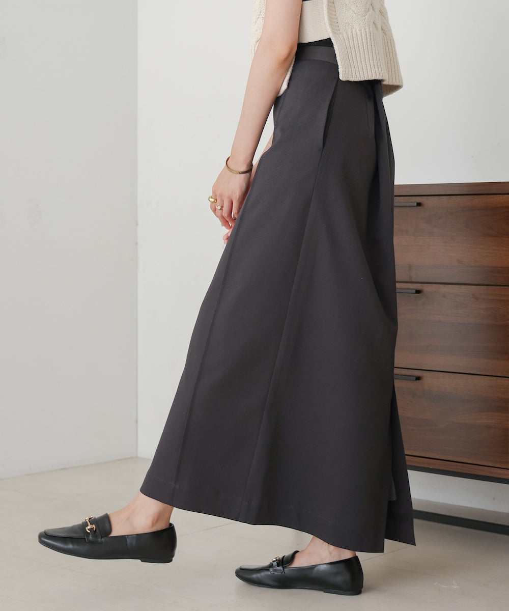 【nao×Bab】【S・Mサイズ展開】ジップスリットIラインスカート