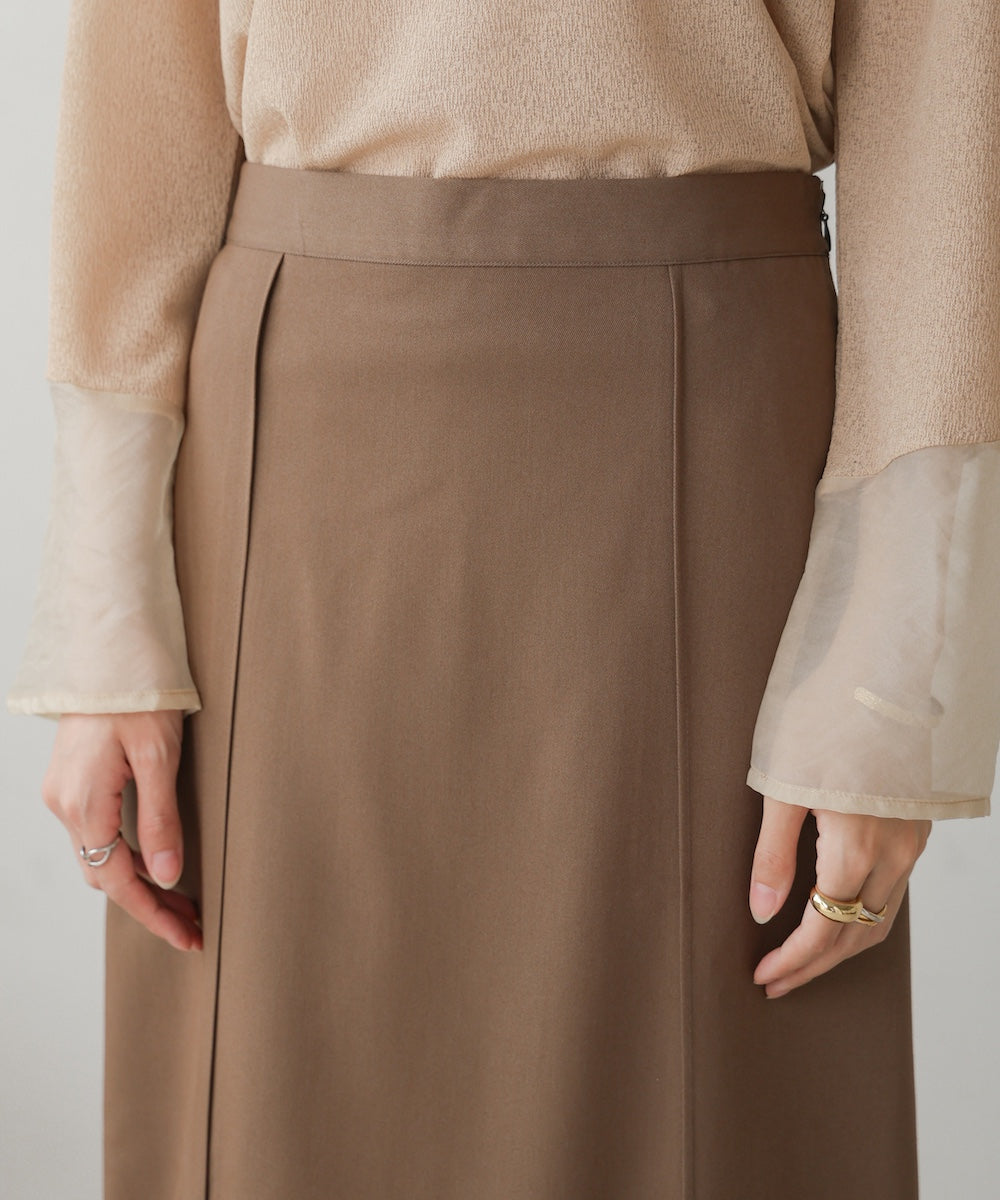 【nao×Bab】【S・Mサイズ展開】ジップスリットIラインスカート