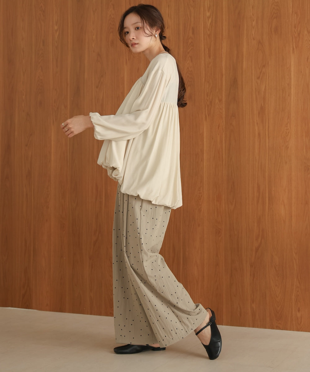 バルーンデザインブラウス