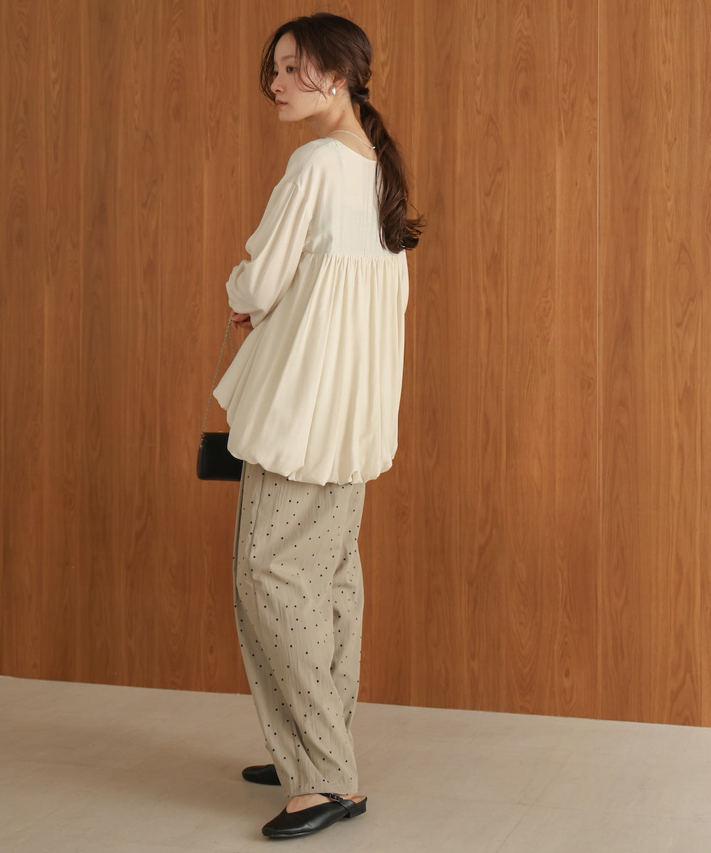 バルーンデザインブラウス