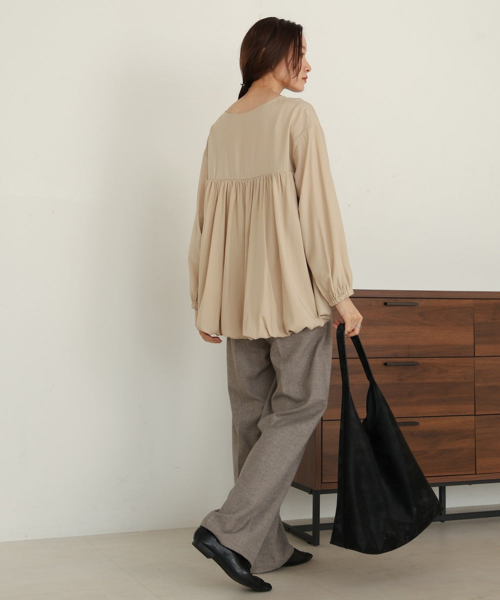 バルーンデザインブラウス