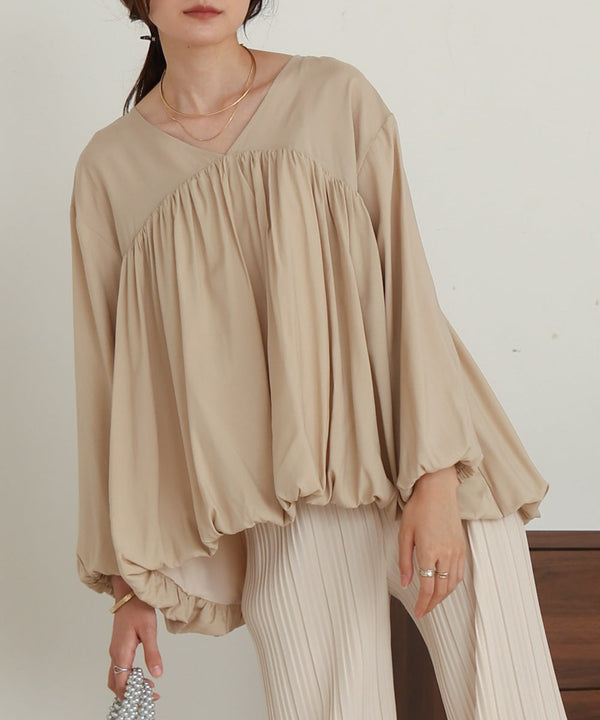 バルーンデザインブラウス