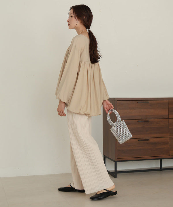 バルーンデザインブラウス