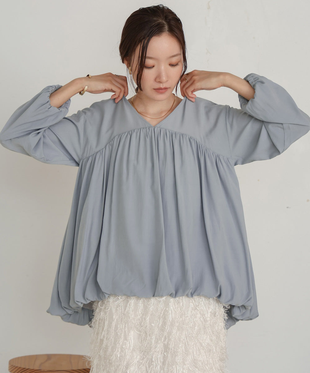 バルーンデザインブラウス