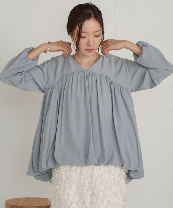 バルーンデザインブラウス