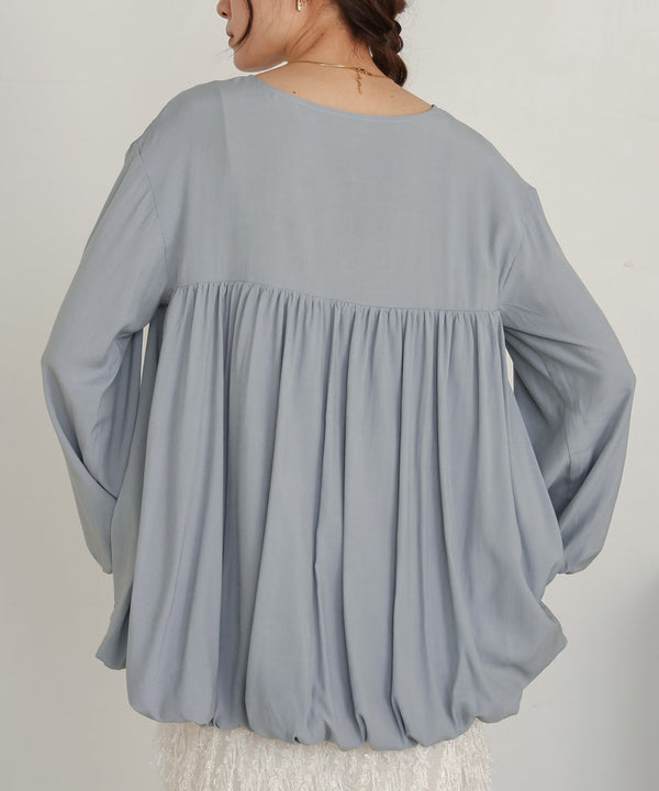 バルーンデザインブラウス