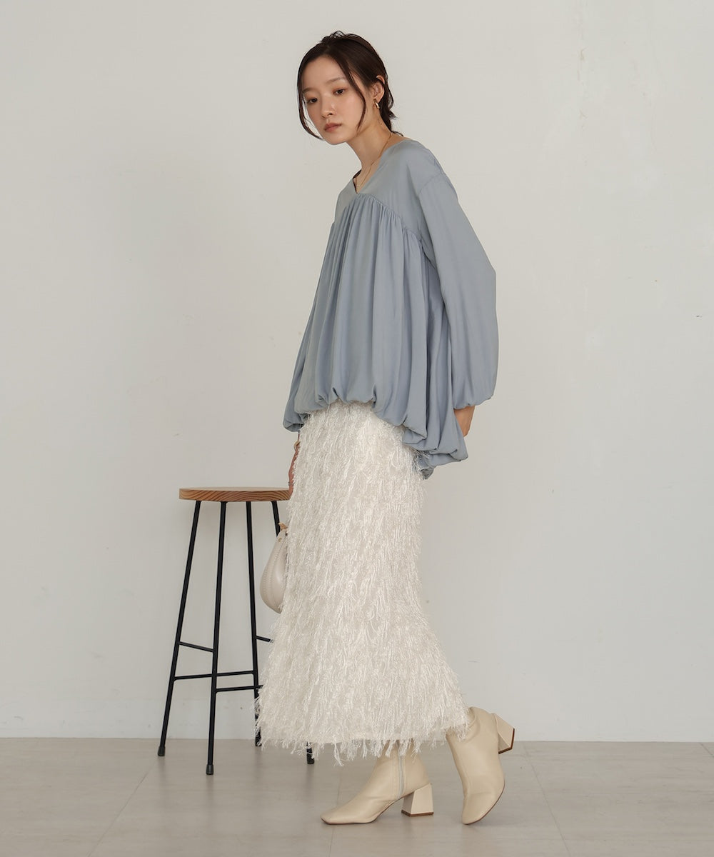 バルーンデザインブラウス