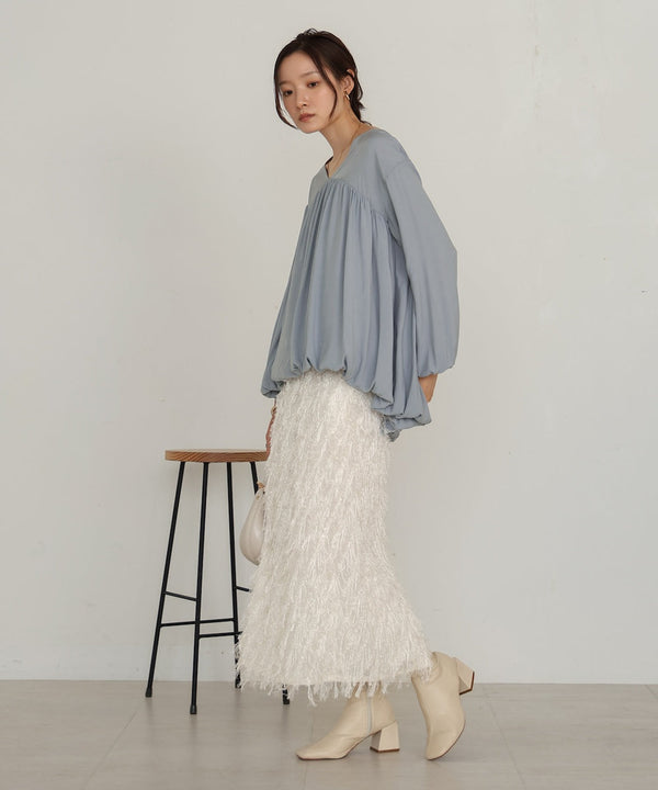 バルーンデザインブラウス