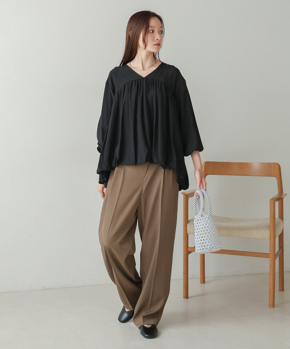 バルーンデザインブラウス