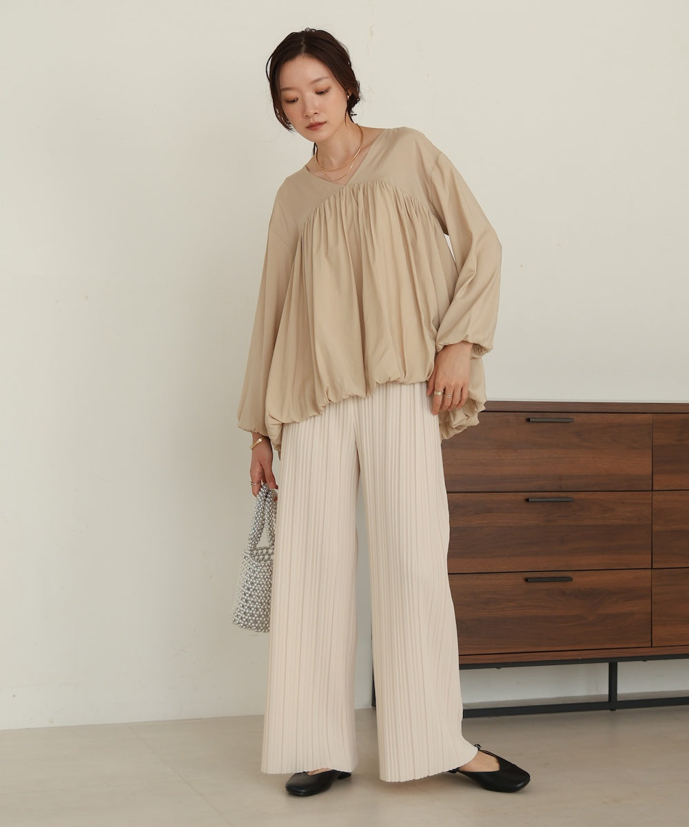 バルーンデザインブラウス