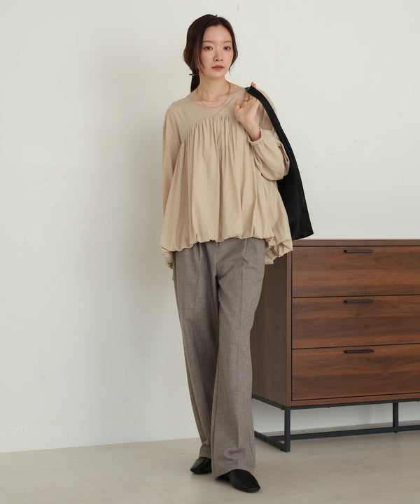 バルーンデザインブラウス