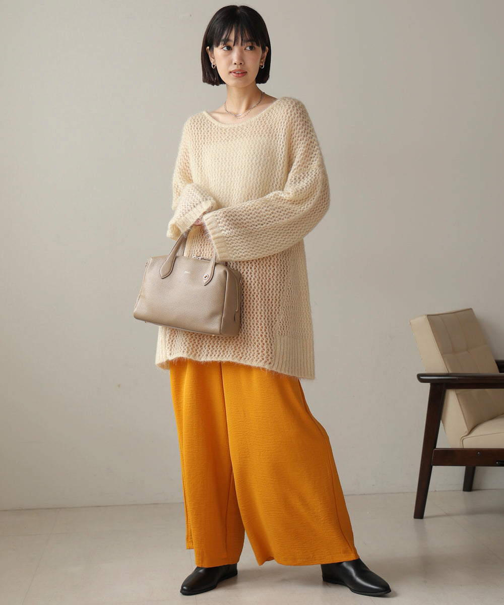 ネコヤーンラメシアーニット