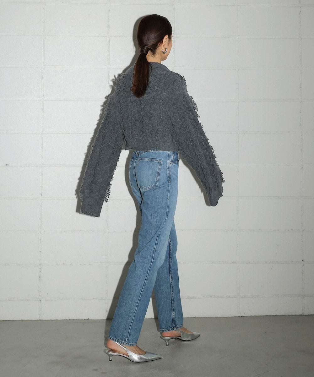 CROPPED TOPS+CARDIGAN