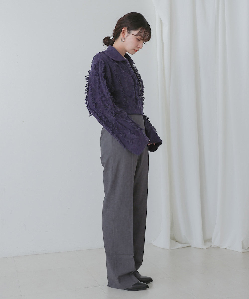 CROPPED TOPS+CARDIGAN