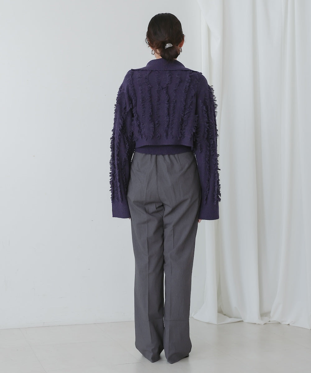 CROPPED TOPS+CARDIGAN