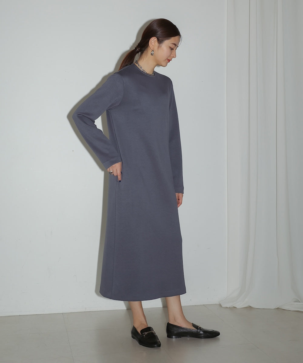HIGH NECK KNIT+DRESS