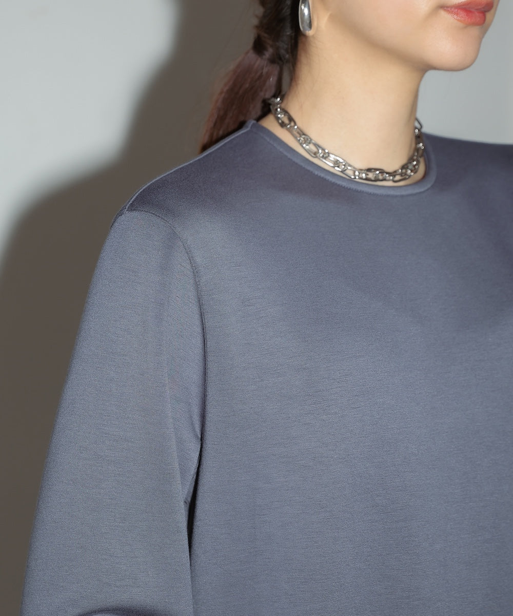 HIGH NECK KNIT+DRESS