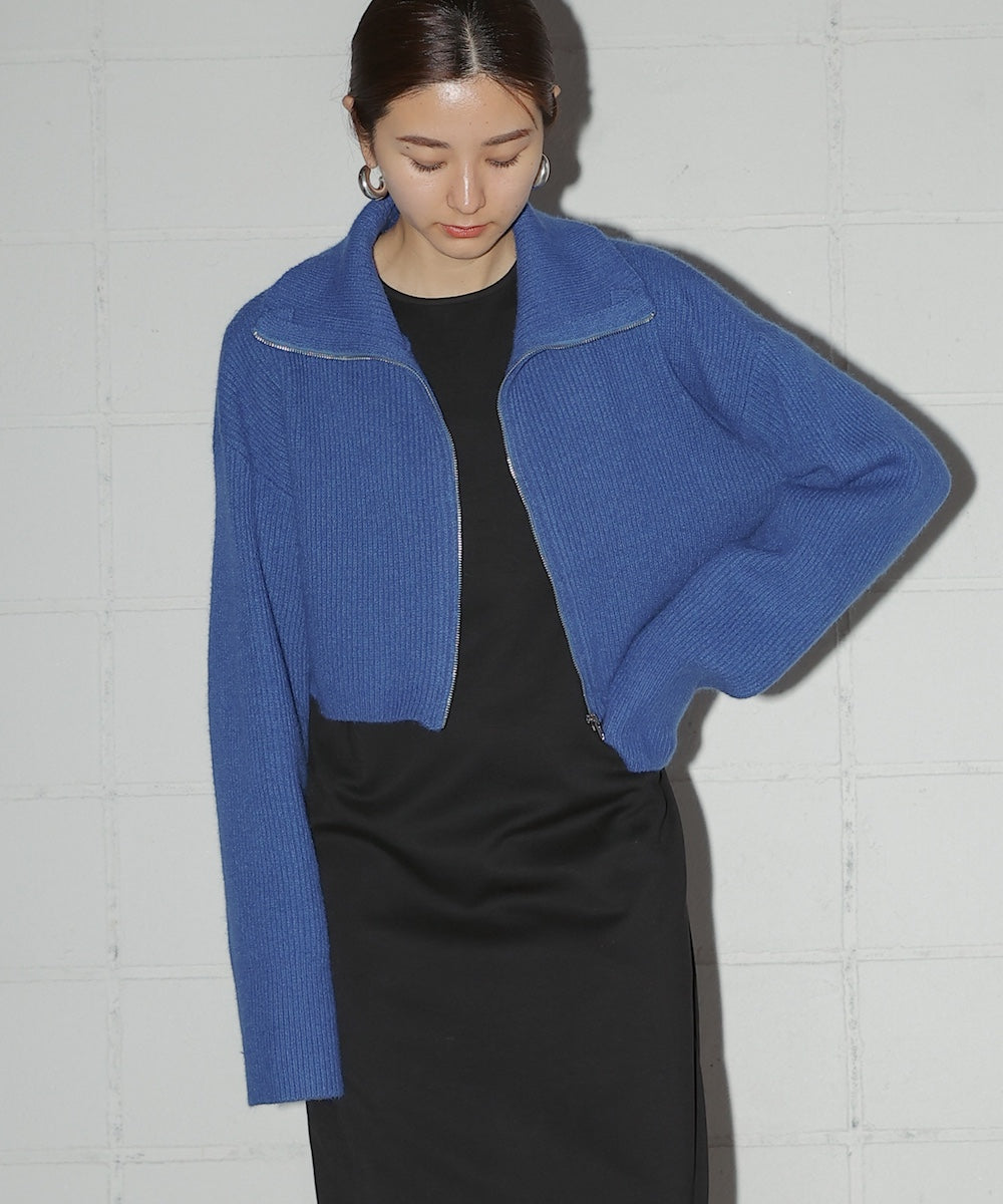 HIGH NECK KNIT+DRESS