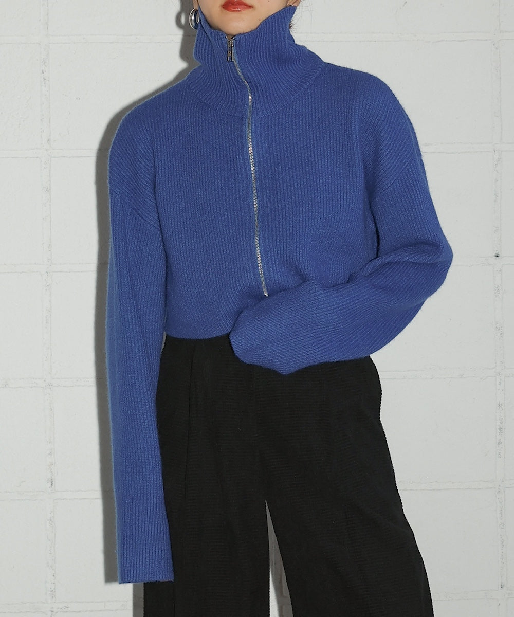 HIGH NECK KNIT+DRESS