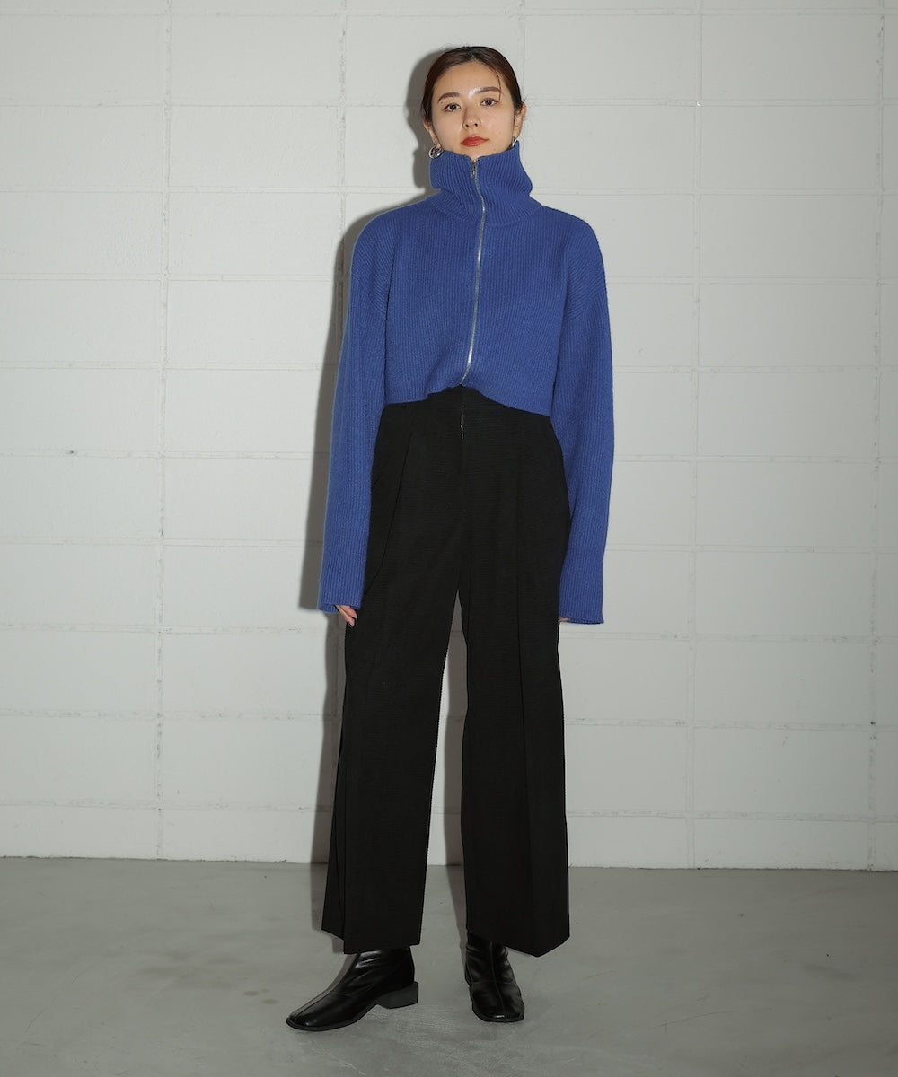 HIGH NECK KNIT+DRESS