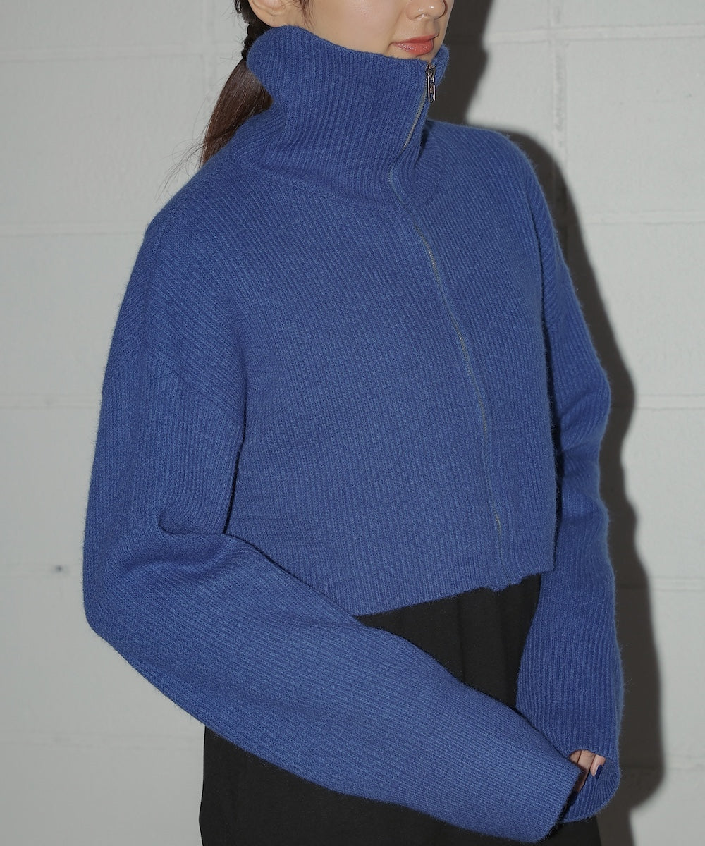 HIGH NECK KNIT+DRESS