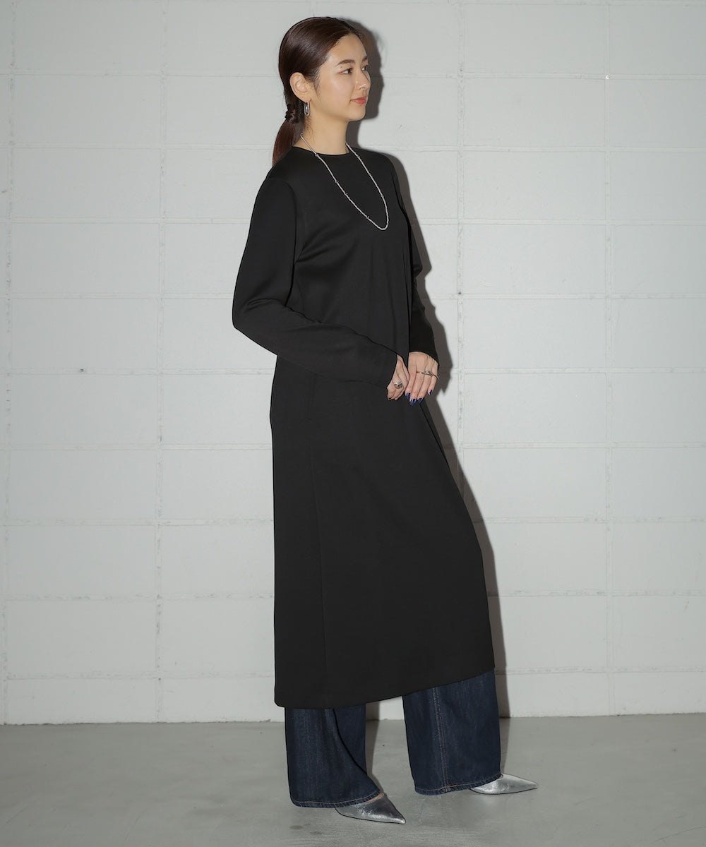HIGH NECK KNIT+DRESS