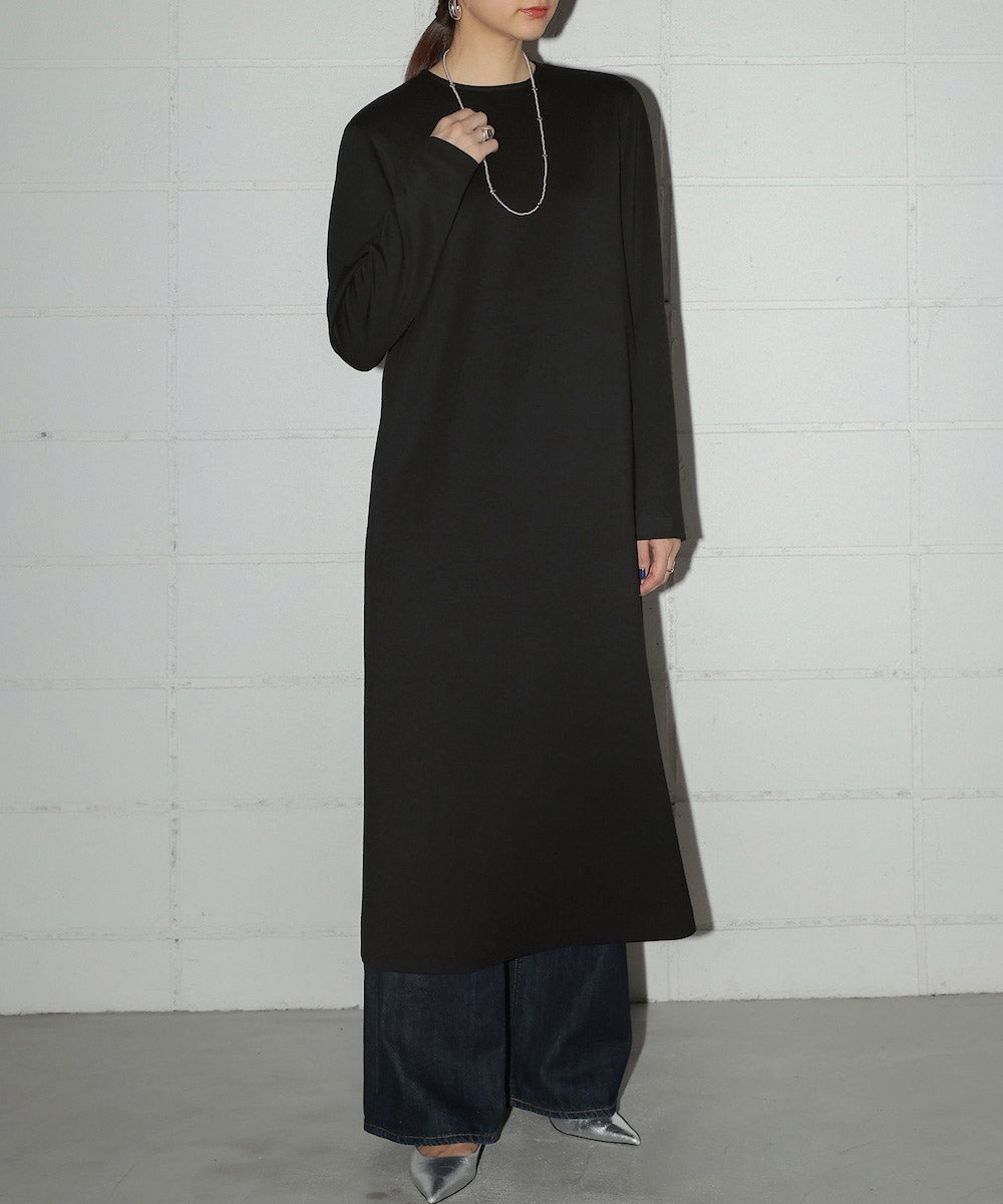 HIGH NECK KNIT+DRESS