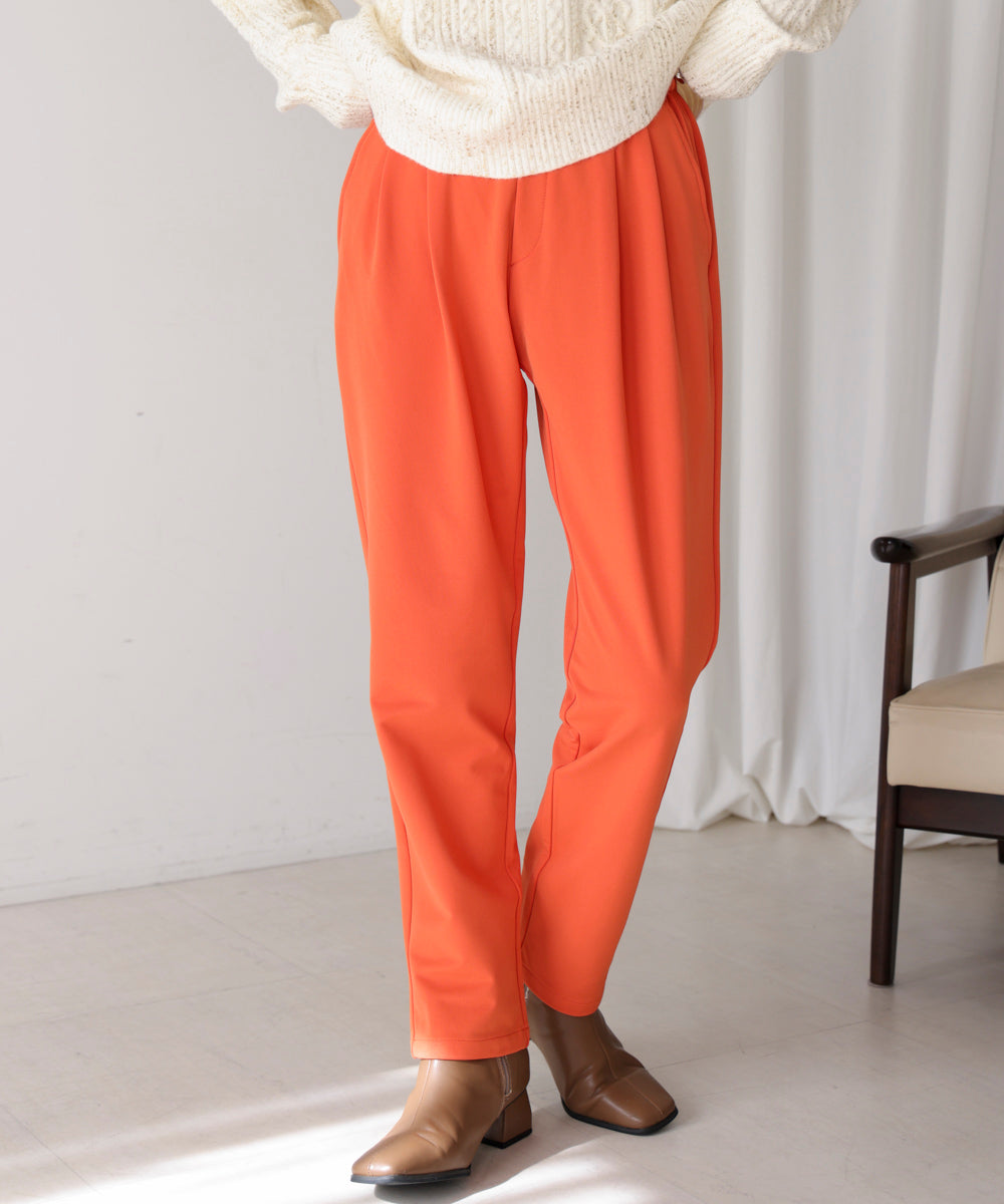 裏起毛キレイMEストレッチパンツ