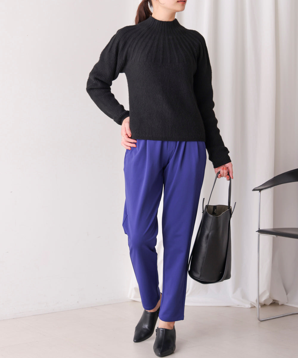 裏起毛キレイMEストレッチパンツ