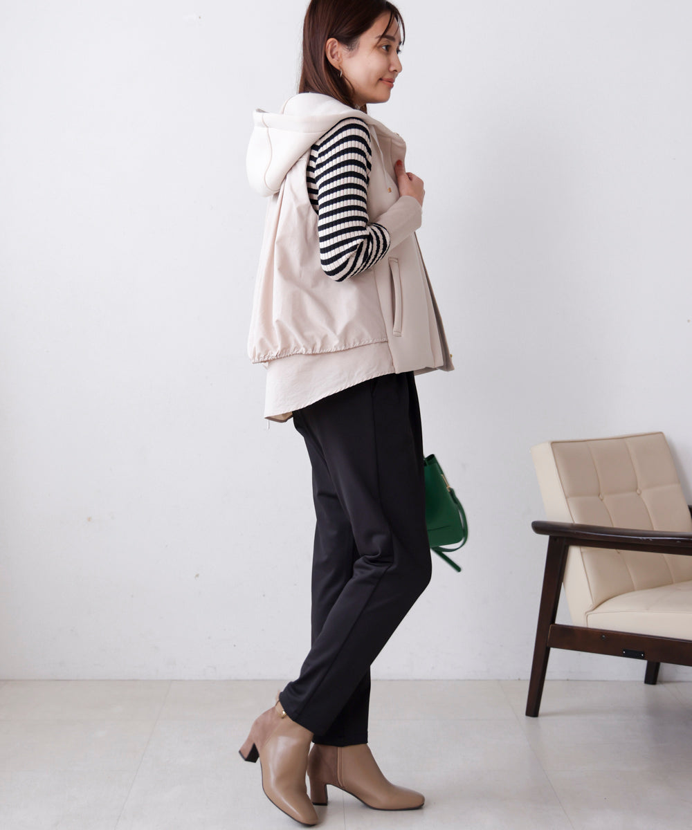 裏起毛キレイMEストレッチパンツ