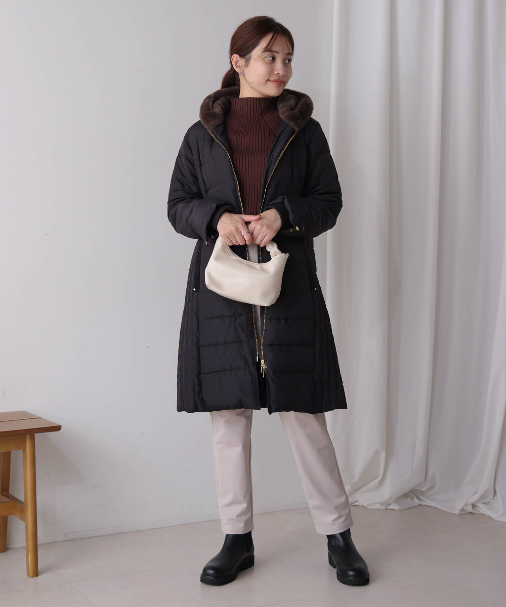 裏起毛キレイMEストレッチパンツ