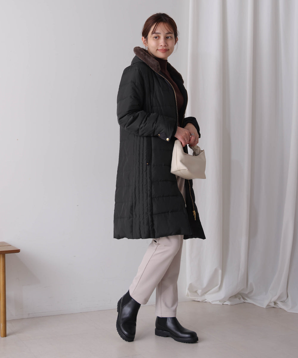 裏起毛キレイMEストレッチパンツ